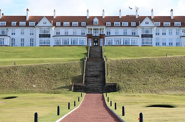 Turnberry Ailsa Course lighthouse overlooking dramatic coastline