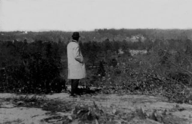 Pine Valley Golf Club fairway surrounded by sand and native vegetation